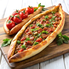 Turkish Pide with Meat