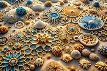 Abstract Sand Mandala