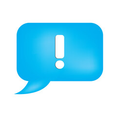 3d speech bubble with question mark icon. Message box with question mark. FAQ symbol concept. 3d rendering. Vector illustration