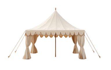 Canopy tent on transparent or white background,png