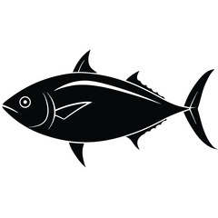 tuna fish silhouette  