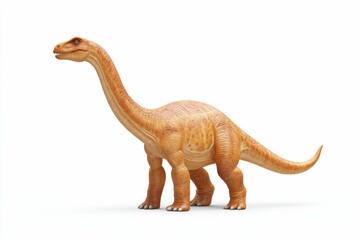 Naklejka premium Brachiosaurus Dinosaur: 3D Illustration of Extinct Animal from the Late Jurassic Era