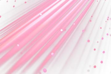 Abstract pink light streaks and particles.