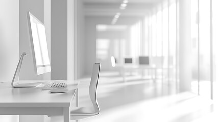 Empty studio room with wooden floor illuminated by sunlight. Minimalistic interior, free space for design