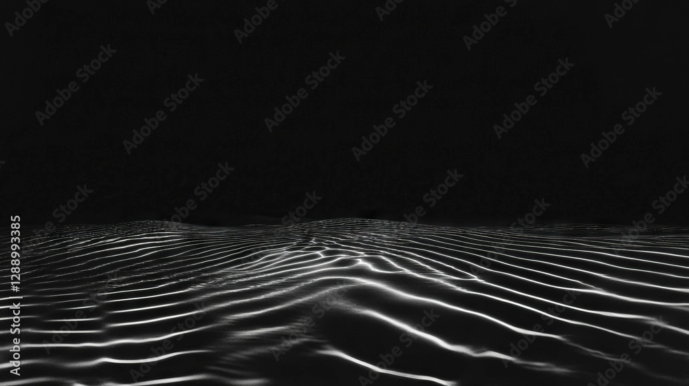 Poster tranquil seascape with gentle ripples in a serene setting
