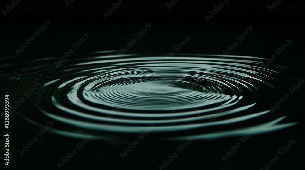Poster Tranquil ocean scene with gentle ripple patterns for relaxation and design