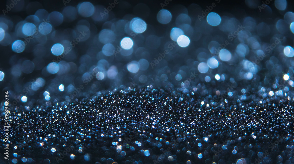 Poster glittering bokeh background with shimmering light for festive design