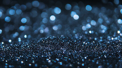 Glittering bokeh background with shimmering light for festive design