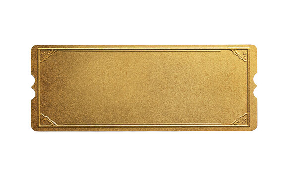 Golden Ticket Icon Png