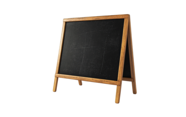 Blackboard 3d render on transparent or white background,png
