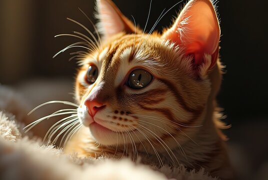 Ai splendido gatto arancione 02