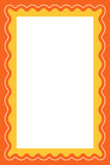 Retro funky empty space banner