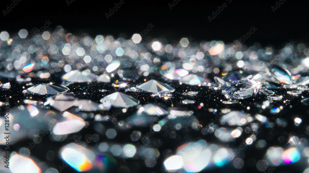 Poster sparkling glitter background with sharp contrast for festive designs