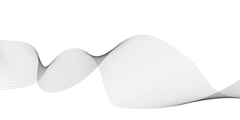 Abstract white and grey background with technology business wave lines. Abstract background with a wave curve lines. Frequency sound wave line and technology concept background.	