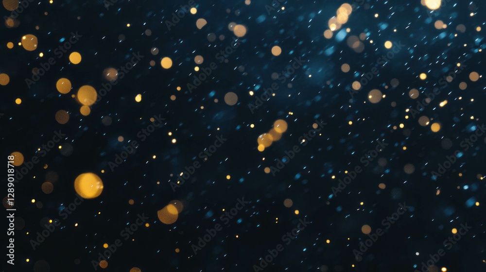 Aufkleber mesmerizing rainfall with subtle light reflections for atmospheric backgrounds