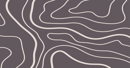 Topography map background. Wavy abstract pattern