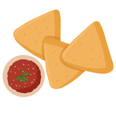 Vector illustration of crispy Indonesian lumpia, a popular deep-fried spring roll snack, served with red sauce. Perfect for food design, menus, and culinary branding.

