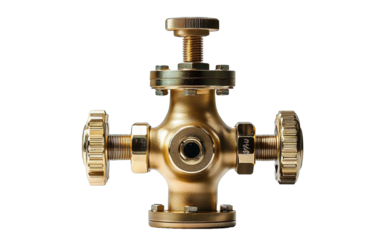 Ball valve on transparent or white background,png