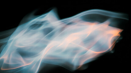 Obraz premium Abstract fire and smoke background for creative design and art projects