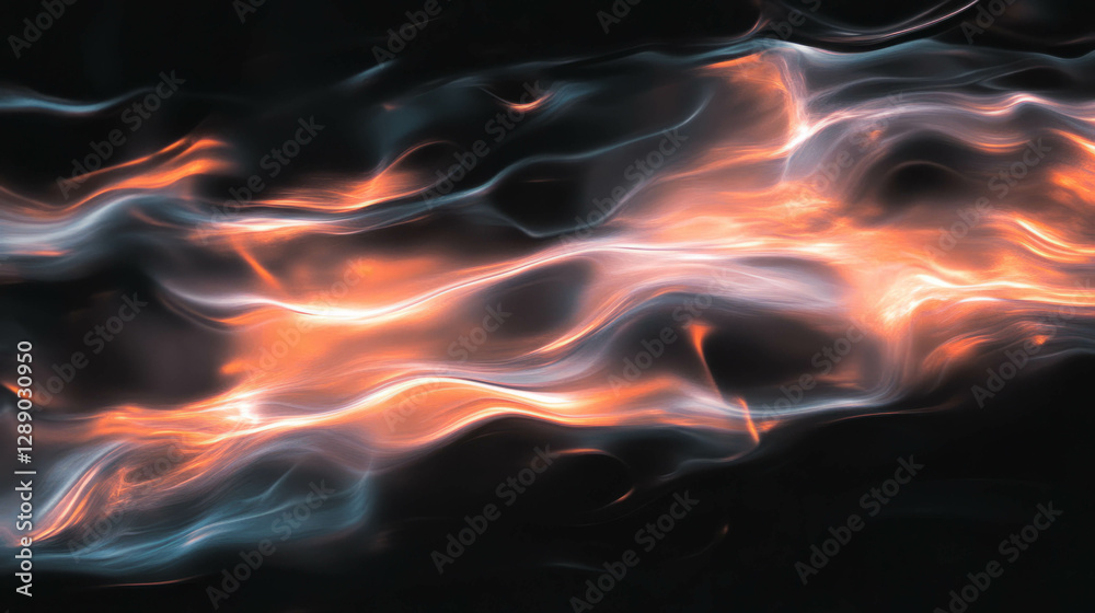 Fototapete dynamic background of fire with varying intensity and flowing patterns