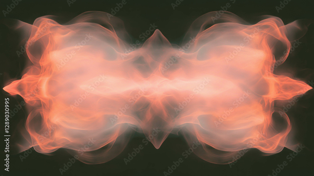 Poster abstract fiery flames background with dynamic shapes for creative designs