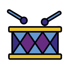 Carnival drum icon