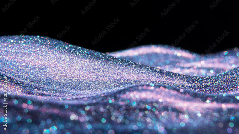 Poster Glittering waves texture background for artistic and design projects