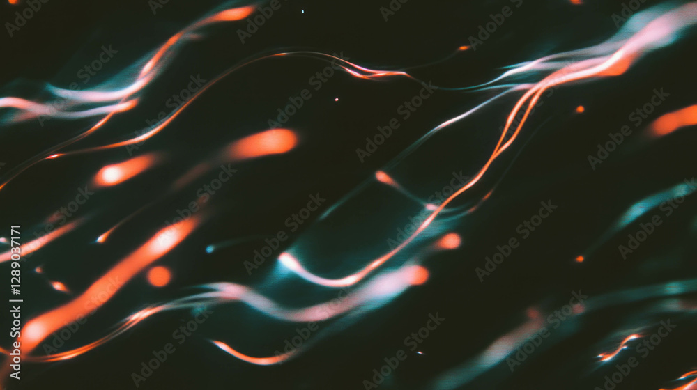 Aufkleber abstract light beams and contrasting energy background for digital design