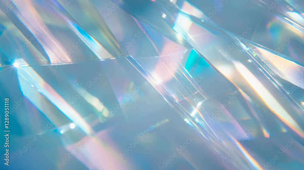 Aufkleber abstract transparent angled ribbed plastic texture for design projects