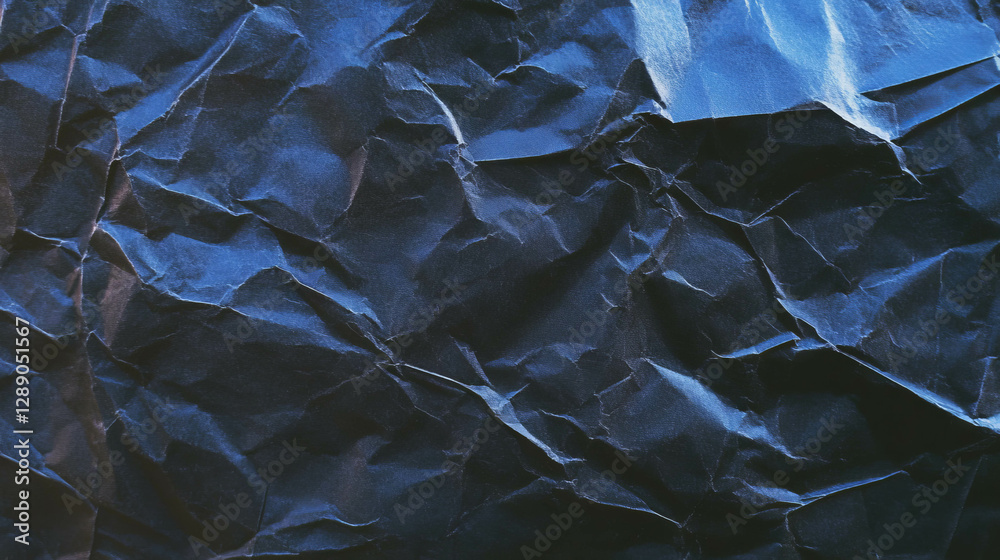 Poster elegant black crumpled paper texture overlay for artistic design enhancement