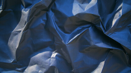 Texture of black rumpled paper for creative background and design