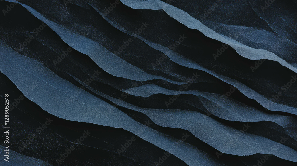 Poster abstract textured black layered paper background for creative design
