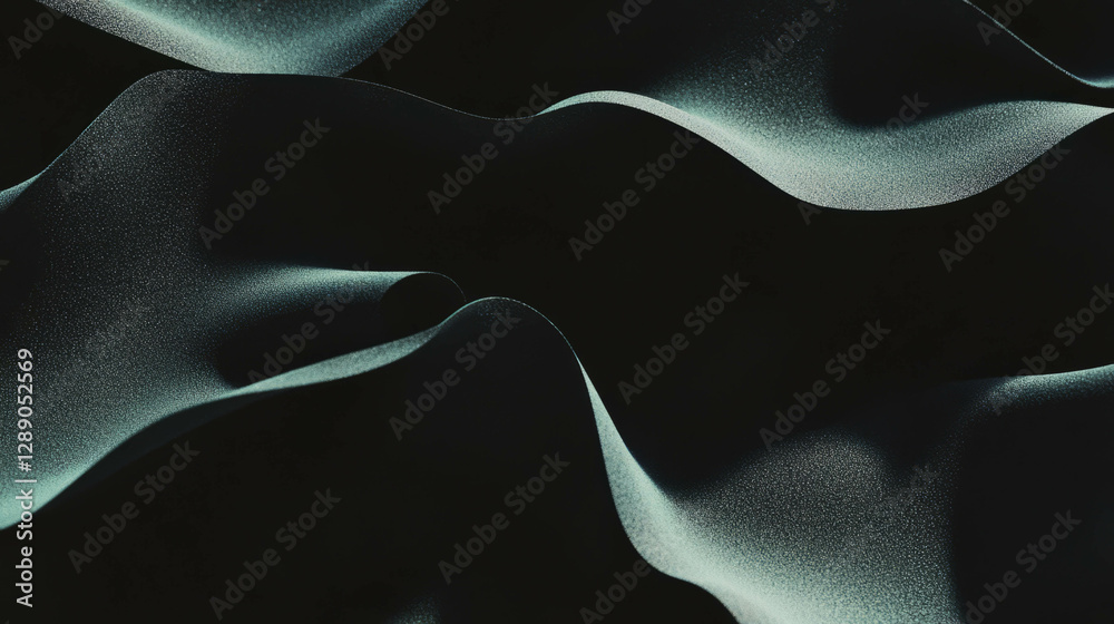 Poster black rumpled paper texture overlay for artistic and design projects