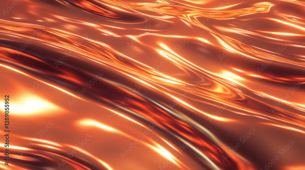 Poster abstract copper texture with dark ambient light for design and decoration