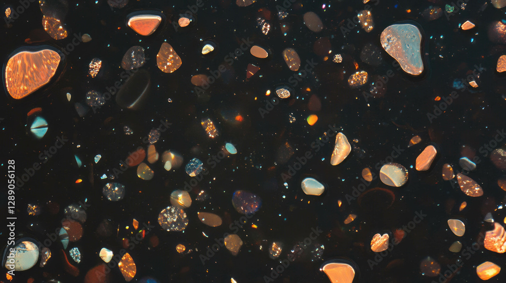 Poster Embedded copper and stone texture overlay for design and art projects