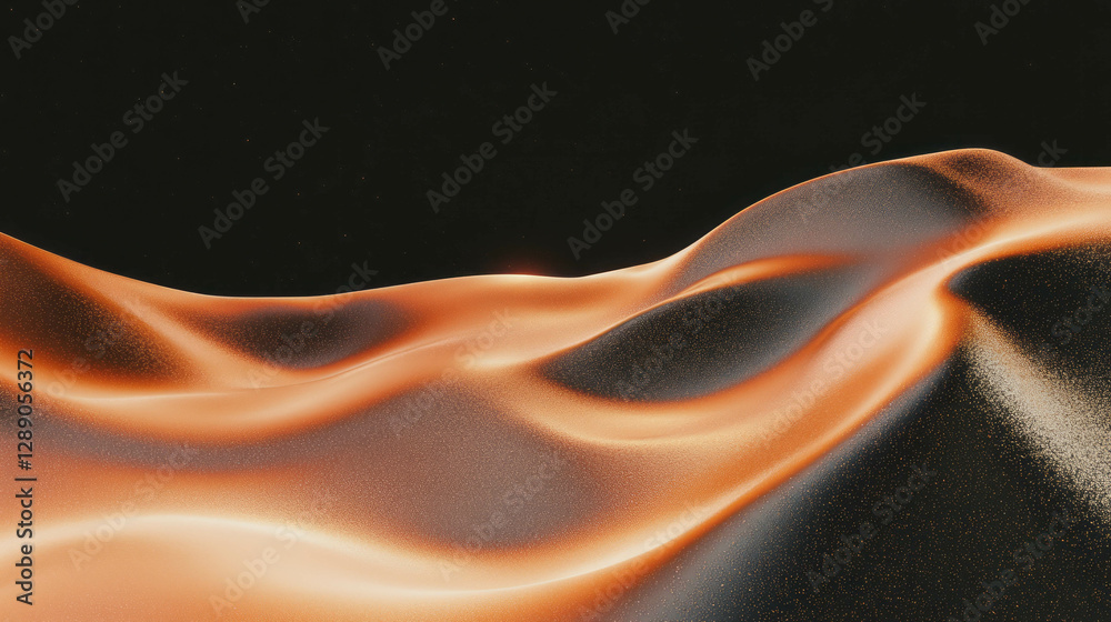 Poster Copper texture with fine grain and subtle overlay for artistic design