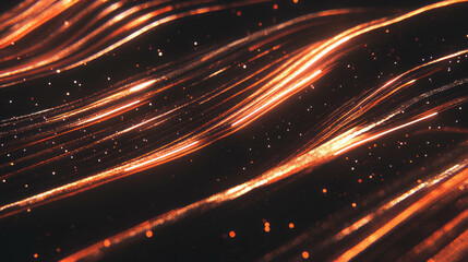 Naklejka premium Copper texture with linear patterns and sparkling highlights for abstract design