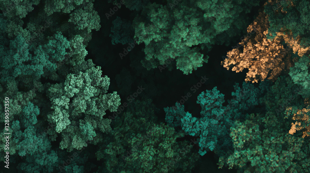 Poster abstract texture of copper and moss overlay for organic design and background