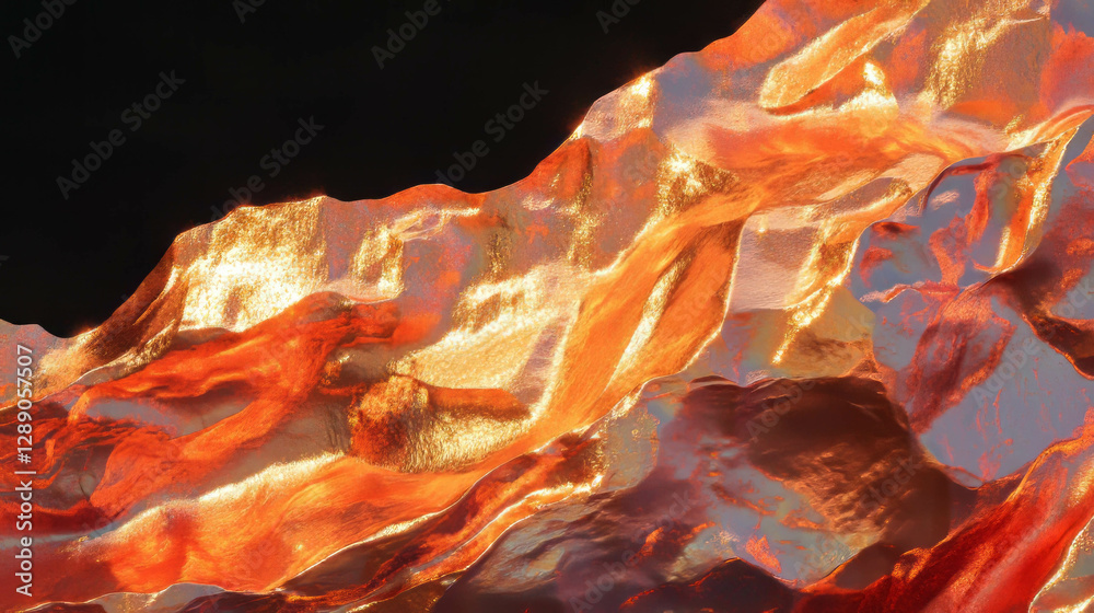 Poster abstract copper texture with varied grain and enhanced details