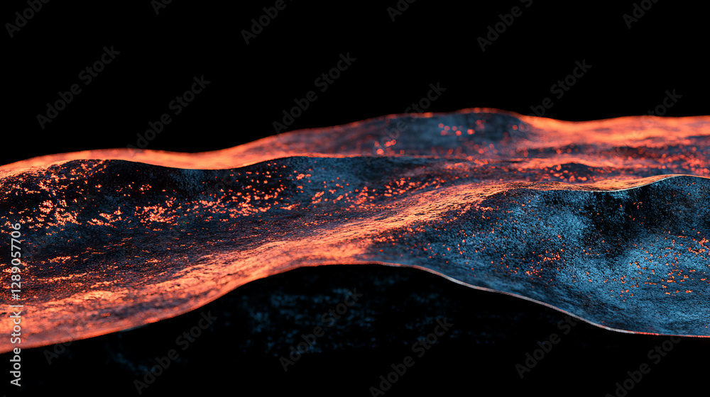 Poster abstract weathered copper surface with textured overlay for artistic design