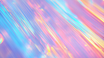 Obraz premium Abstract iridescent ribbed texture in pastel colors for creative backgrounds