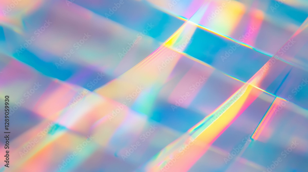 Poster Abstract pastel overlay texture with sharp angled ribbed pattern for creative background use