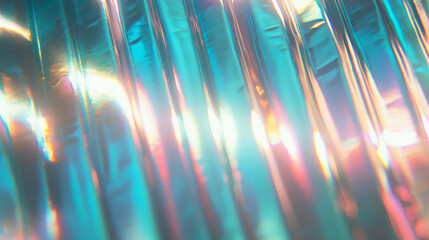 Vibrant ribbed transparent plastic overlay texture for creative design