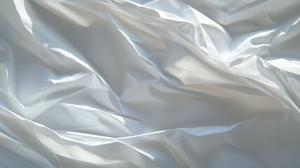 Obraz premium White creased paper texture for design and creativity