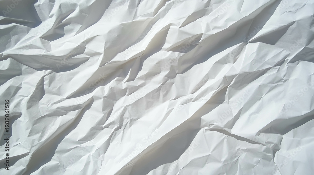 Aufkleber abstract concept of white creased paper texture for creative design projects