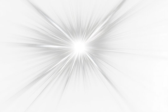 Bright white starburst explosion on Transparent  background.