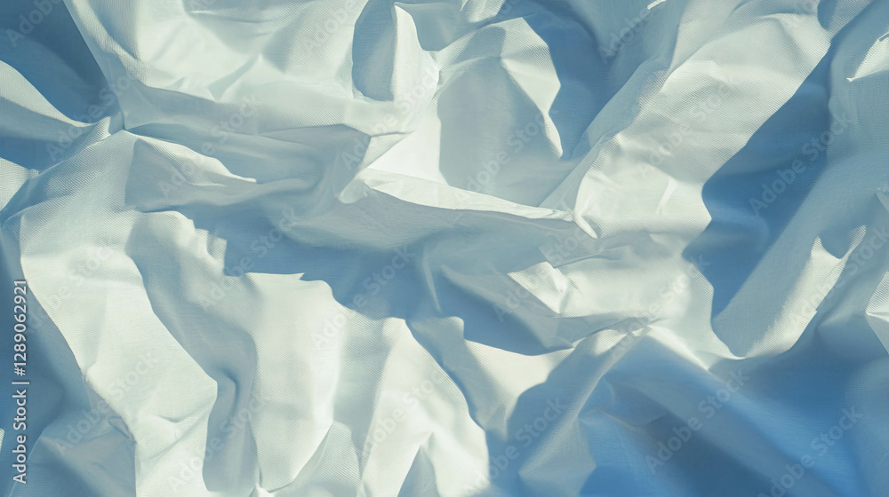 Poster textured white folded paper overlay for creative design projects