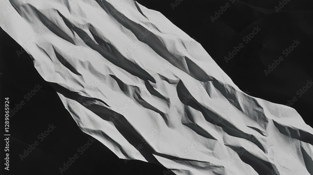 Aufkleber abstract deep wavy ribbed texture for creative overlay design