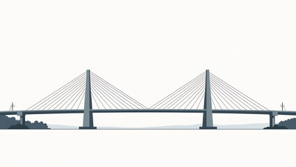 Fototapeta premium Kosciuszko Bridge Cable Stays