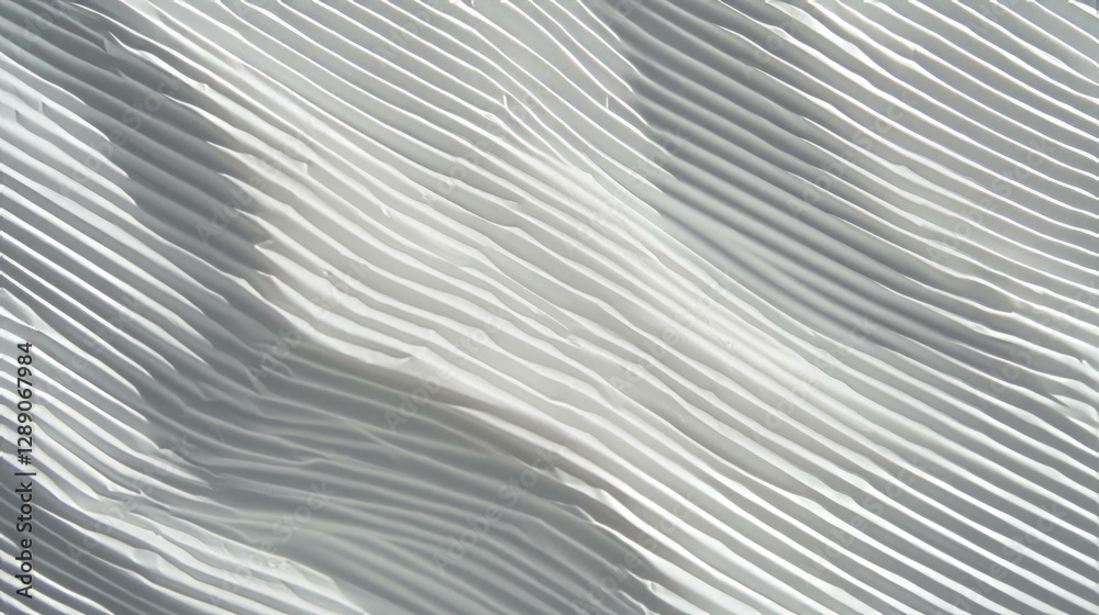 Poster minimalist ribbed white texture overlay for design projects